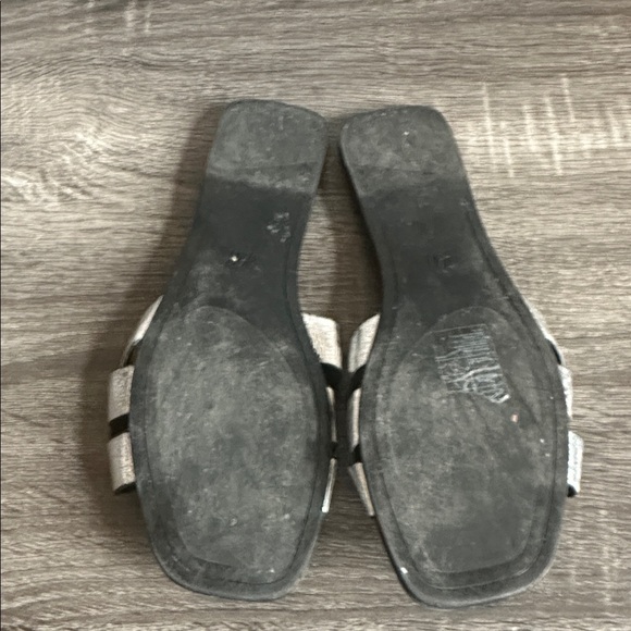 H&M Women's Metallic Silver Sandals - Picture 6 of 8